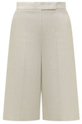 Max Mara Kaki Pleated Bermuda Shorts