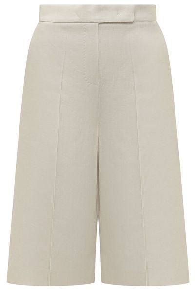 Max Mara Kaki Pleated Bermuda Shorts