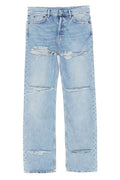 Acne Studios Logo-Patch Distressed Jeans