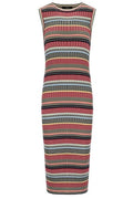 Weekend Max Mara Wkdsnob Striped Midi Dress