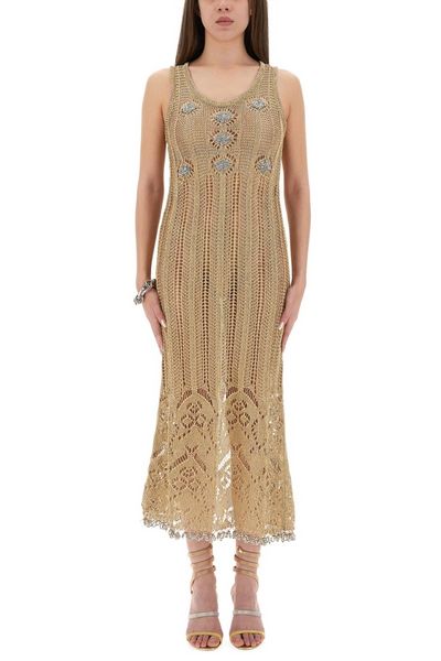 Paco Rabanne Crochet Long Dress
