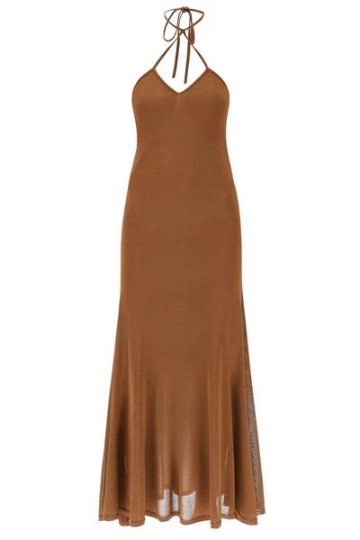 Tom Ford Sleeveless Open Back Maxi Dress