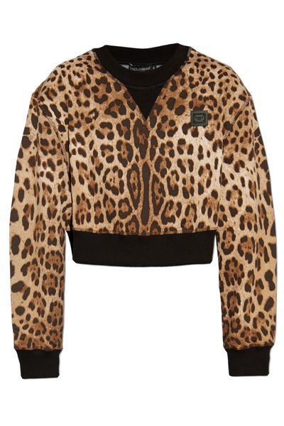 Dolce & Gabbana Leopard Printed Sweatshirt