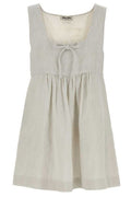 Miu Miu Bow Detail Mini Dress