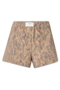 Ganni Logo Patch Printed Shorts