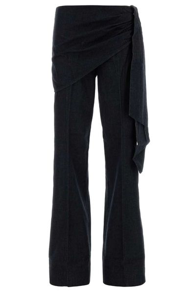Zimmermann Valiant Draped Flared Jeans