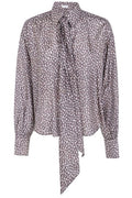 Brunello Cucinelli Polka-Dot Printed Long Sleeved Shirt