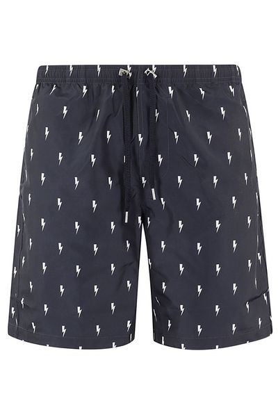 Neil Barrett All-Over Pattern-Printed Drawstring Shorts