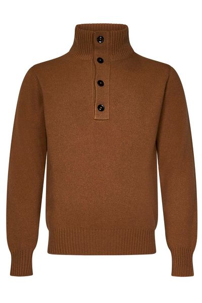 Tom Ford Half-Buttoned Knitted Jumper