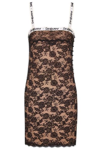 Saint Laurent Lace Slip Dress