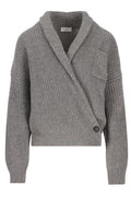 Brunello Cucinelli V-Neck Wrap Cardigan