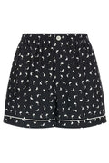 Moschino Allover Printed Satin Shorts