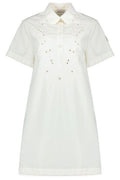 Moncler Embroidered Shirt Dress