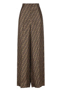 Fendi FF Motif Wide Leg Trousers