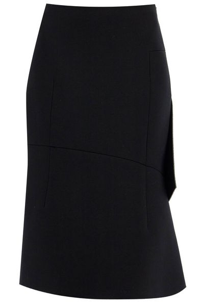 Dries Van Noten Hurve Asymmetric Midi Skirt
