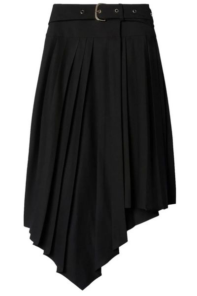 Off-White Tech Drill Belted Asymmetric Skirt