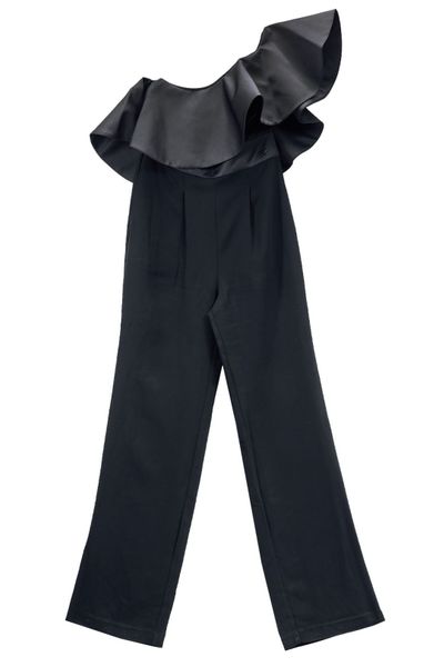 Karl Lagerfeld One-Shoulder Jumpsuit