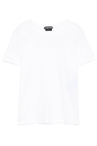 Tom Ford Logo-Embroidered Crewneck T-Shirt