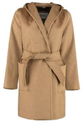 Max Mara Belted Hooded Coat