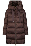 Herno Zip-Up Drawstring Hooded Down Coat