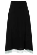 Fendi Flared Midi Skirt