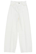 Totême Logo Patch Wide Leg Jeans