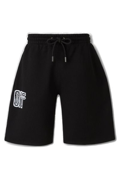 Off-White Drawstring Bermuda Shorts