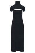 Alaïa Second-Skin Knit Cut-Out Dress