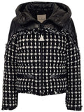 Moncler Ginavelle Tweed Down Jacket