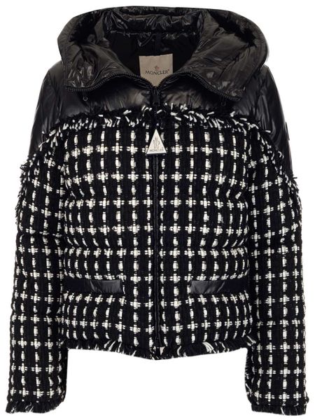 Moncler Ginavelle Tweed Down Jacket