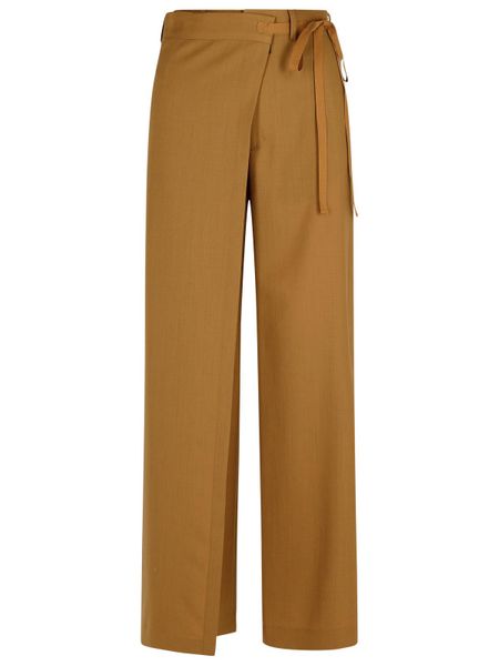 MM6 Maison Margiela Tie-Fastened Flared Trousers
