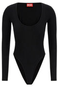 Diesel T-Bodyn Ribbed Thong Bodysuit