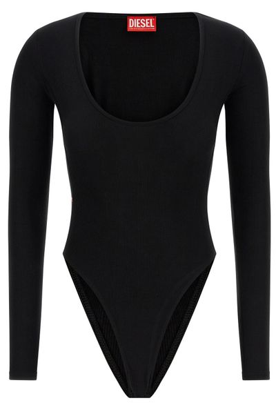 Diesel T-Bodyn Ribbed Thong Bodysuit