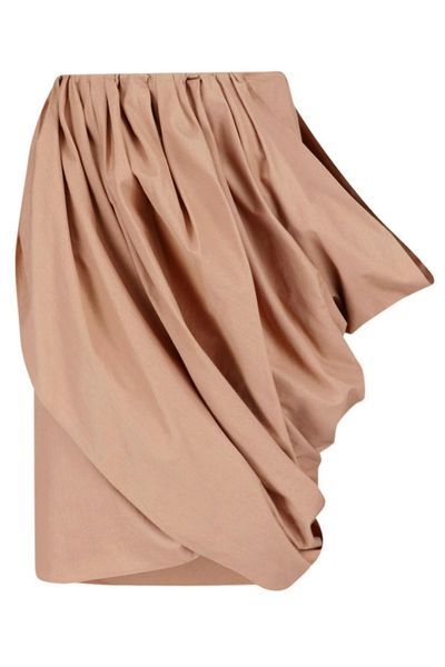 Chloé Draped Asymmetric Skirt