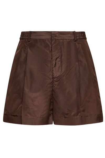 Valentino Pressed-Crease Elasticated Waist Tailored Shorts
