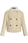 Jacquemus Double-Breasted Shearling Coat