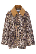 Ganni Leopard Printed Jacket