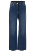 Versace High-Waist Straight-Leg Jeans