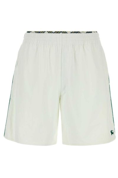 Burberry Check-Trim Stretch Tennis Shorts