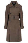 Lemaire Fitted Double-Breasted Wrap Coat