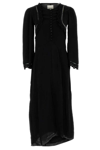 Isabel Marant Long Sleeved Embroidered Dress