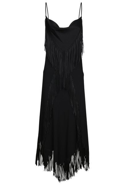 Paco Rabanne Crepe Sleeveless Maxi Dress