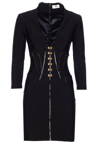 Elisabetta Franchi Corset Detail Dress