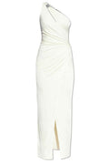 Versace One Shoulder Draped Gown