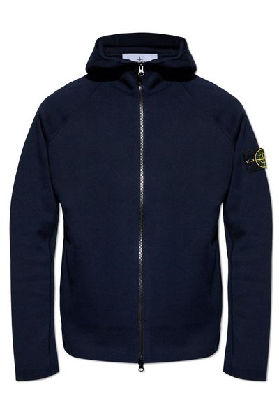 Stone Island Hooded Zipped Cardigan