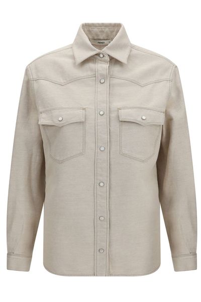 Fendi Selleria Western Denim Shirt