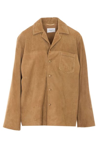 Saint Laurent Button-Up Long-Sleeved Jacket