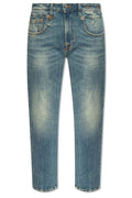 R13 Straight Leg Cropped Jeans