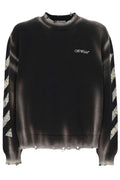 Off-White Diag Corrosion Crewneck Jumper