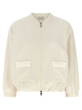Moncler Boucle Zip-Up Cardigan